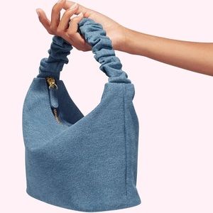 NWT Stoney Clover Scrunch Handle Bag in Denim